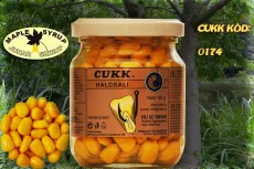 CUKK Sárga csemege kukorica 220 ml-es üvegben juharszirup aromával