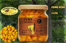 CUKK Sárga csemege kukorica 220 ml-es üvegben, köményes-mézes