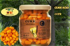 CUKK Halvány narancssárga csemege kukorica 220 ml-es üvegben, barackos
