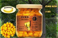 CUKK Sárga csemege kukorica 220 ml-es üvegben, banános