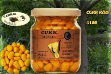CUKK Sárga csemege kukorica (vanilia) 220 ml-es üvegben, 