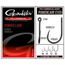 Gamakatsu PRO-C POWERCARP EYED A1 PTFE BL 14     
