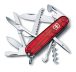 Victorinox Huntsman, 91 mm, red transparent