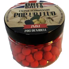 BritBaits Pop Up fluo Faeper-Tűzőszúnyog 7 mm