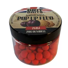 BritBaits Pop Up fluo Kagyló-Szilva 7 mm