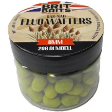 BritBaits Fluo Wafters Dumbell Robin Red 8mm