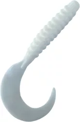 Finchy twister single tail worm white
