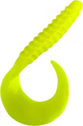 Finchy twister single tail worm yellow
