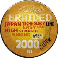 Challenge braided 2000 m 0,18 14,80 kg
