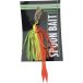   Spoon bait with octopus tail 18g fluorescent yellow and orange