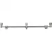 Buzzbar 30/50cm 3 botos csavaros INOX állítható