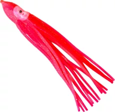 Octopus pink-orange 14cm 3db/csomag