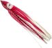 Octopus white-striped burgundy glitter 14cm 3db/csomag