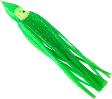 Octopus dark green glitter 16,5cm 3db/csomag