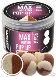 Haldorádó MAX MOTION Boilie Pop Up 16, 20 mm - Kókusz & Tigrismogyoró