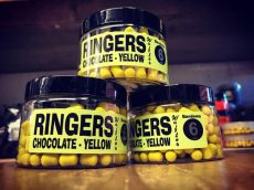 Ringers chocolate-orange yellow wafter 6mm