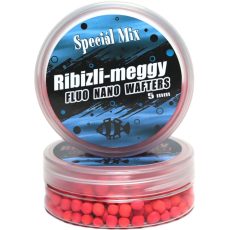 Special mix Fluo Nano Wafters Dumbell ribizli-meggy 5mm